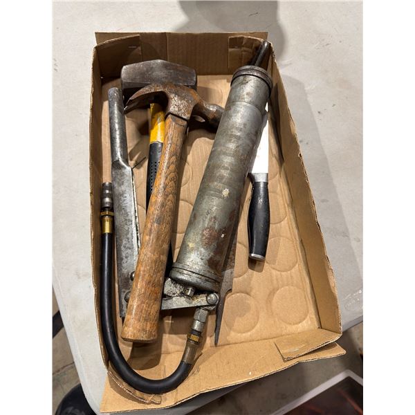 Grease gun mallet, etc.