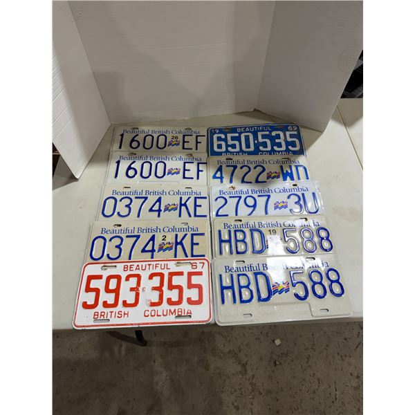 License plate plates
