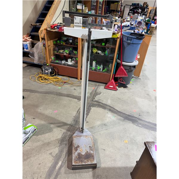 Detecto Vintage Medical Scale w/ Height Stick