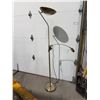 Image 1 : Vintage Brass Floor Lamp w/ Reading Light