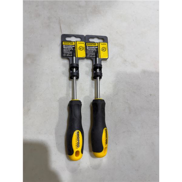 Shop pro screwdrivers number 2 x 4