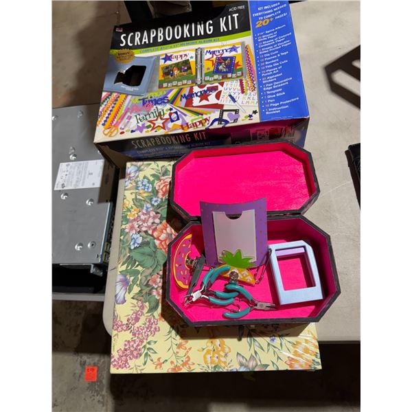 Scrapbook and crafting items