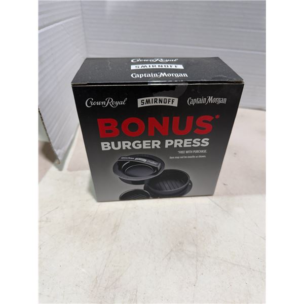 Burger press