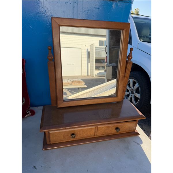 Dresser mirror 22 1/2" x 8" x 24 1/2" tall