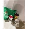 Image 1 : Starbucks, cups, and bag