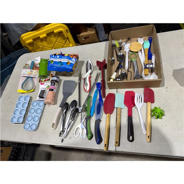 Kitchen, utensils, and other kitchen items