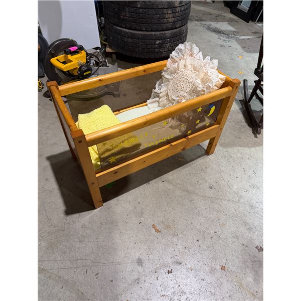 Wooden cradle