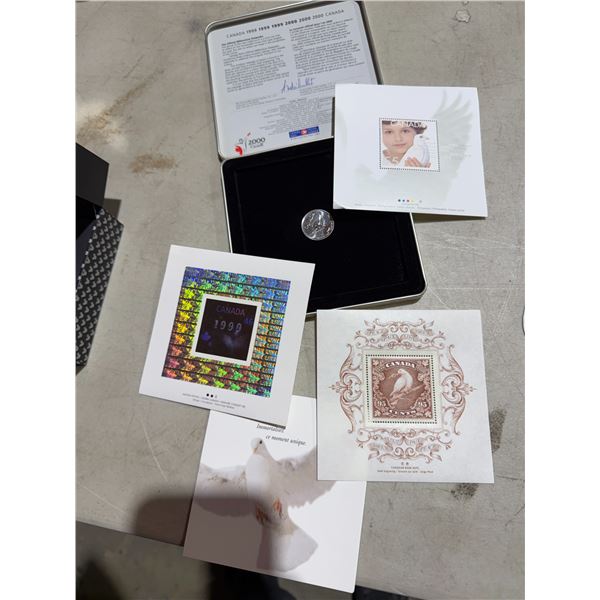 Stamp and quarter set