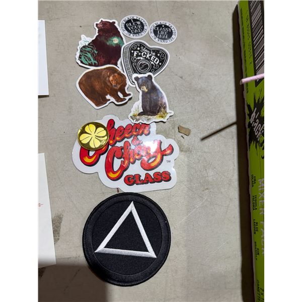 Stickers and patch