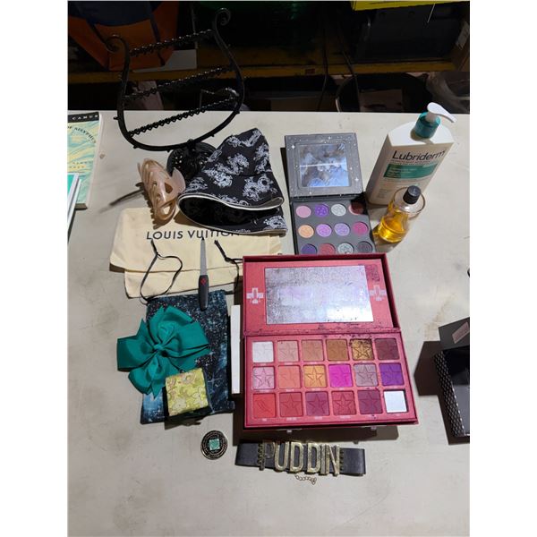 Makeup and other beauty products