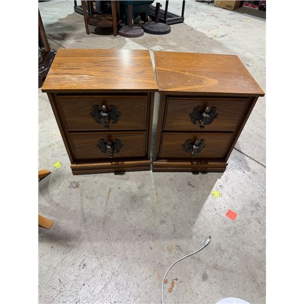 Pair of nightstands 19" x 16" x 23" tall tall