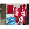 Image 1 : Assorted shirts and slippers, etc.