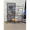 Image 1 : Metal shelf 64" x 14" x80" tall