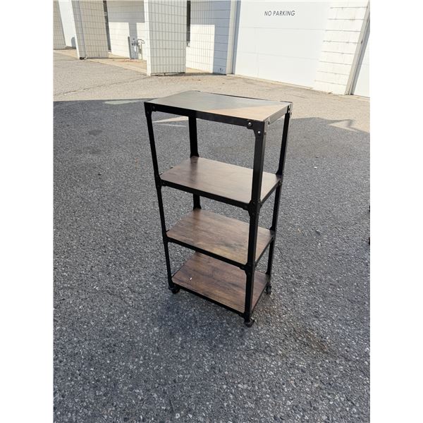 Shelf 18" x 12" x 39" tall on wheels