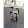 Image 1 : Shelf 18" x 12" x 39" tall on wheels
