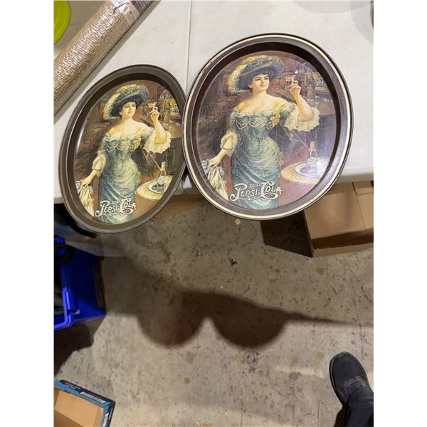 Pepsi-Cola tin dishes