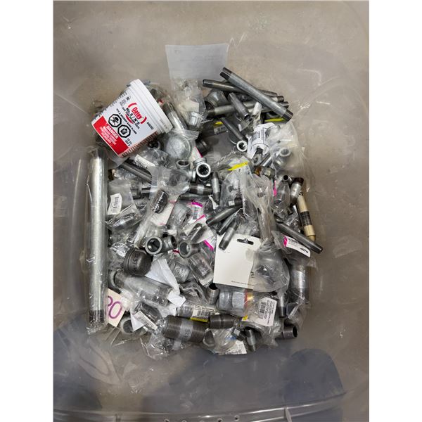 Galvanized, steel pipes and solder paste, etc.