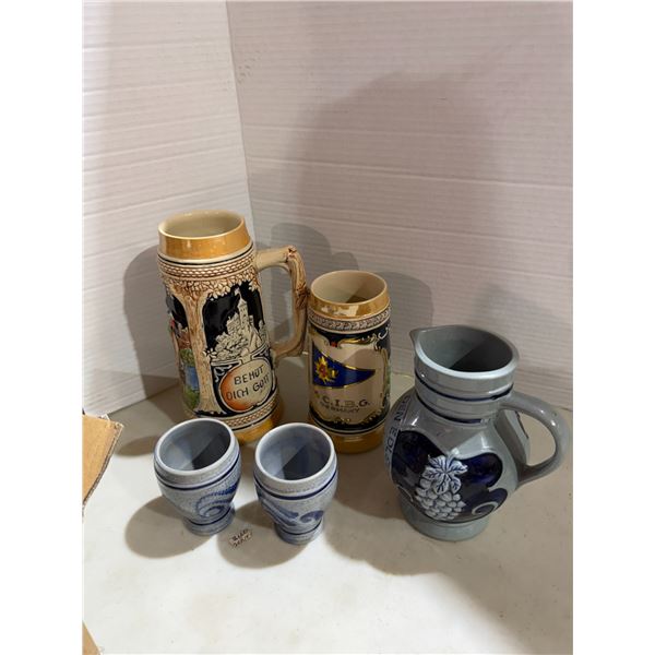 Pottery, Steins and other