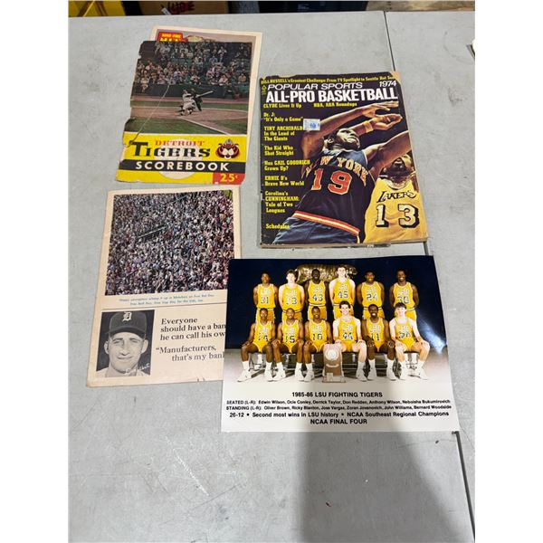 Sports related collectibles