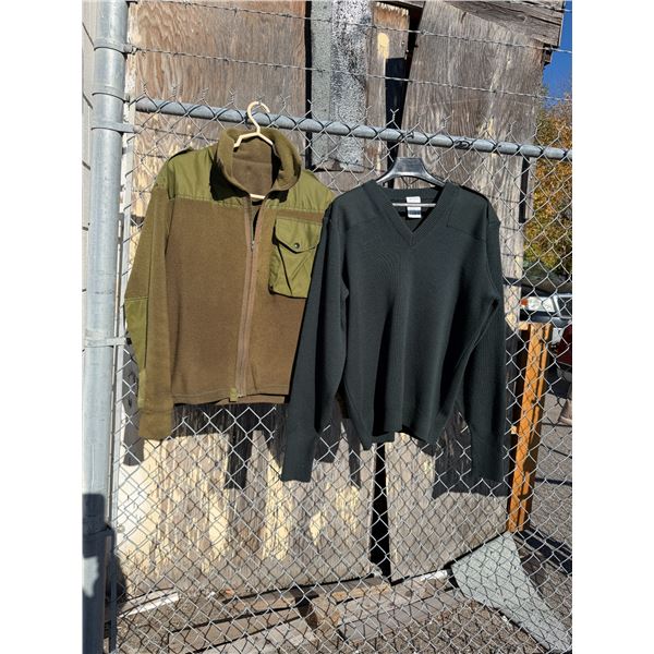 Sweater and jacket size large