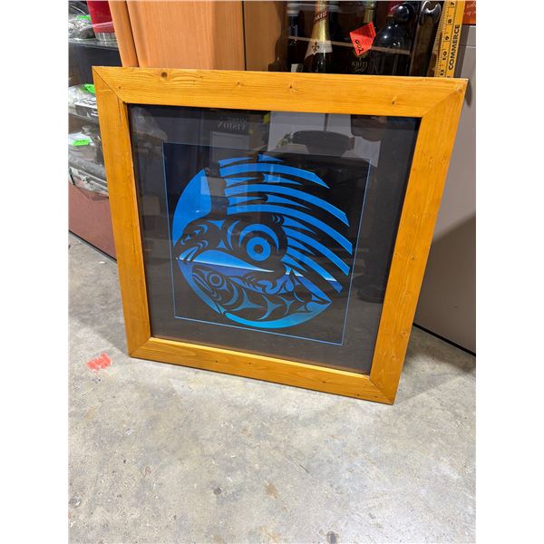 Susan Point Salish Artist framed wall poster