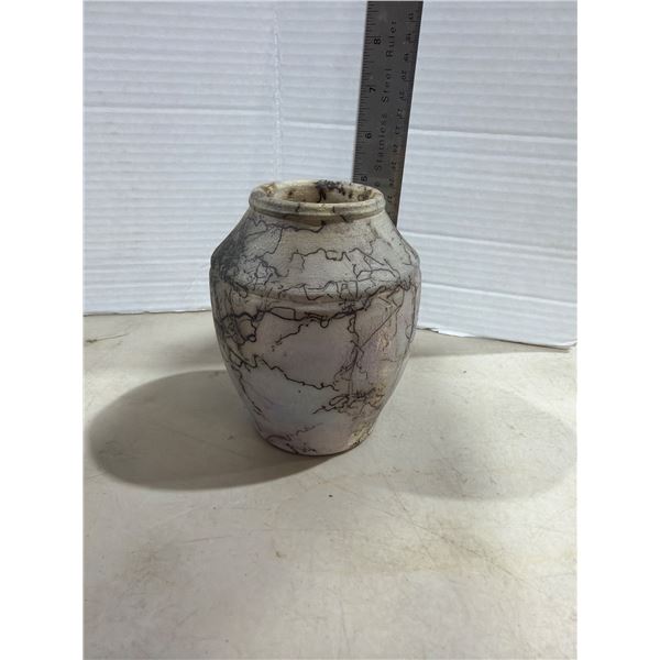 Navajo horsehair painted vase