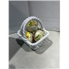 Image 1 : Decor eggs in basket