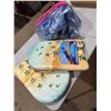 Image 1 : Kickboards and blowup mattress