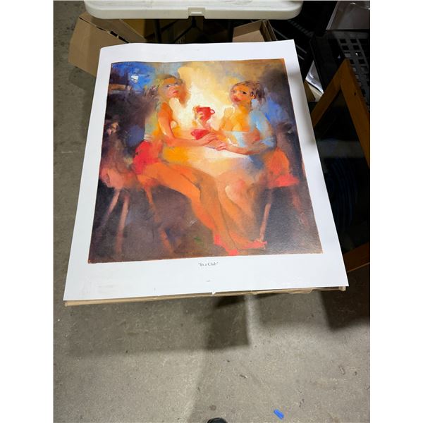 In a club 50 prints