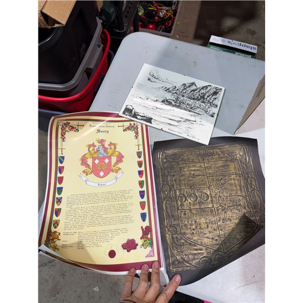 Family name history, SEERY and other art