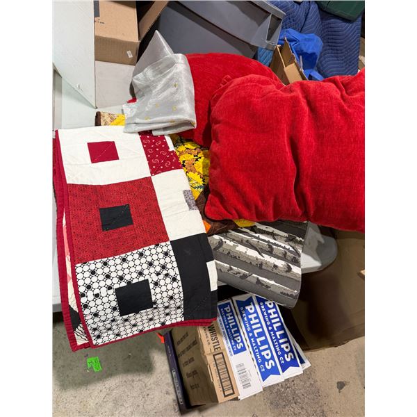 Pillows and other items