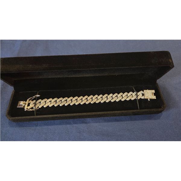 14.0mm Iced out cuban bracelet