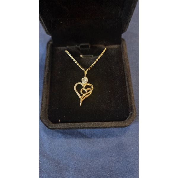 0.5ct Heart necklace