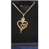 Image 2 : 0.5ct Heart necklace