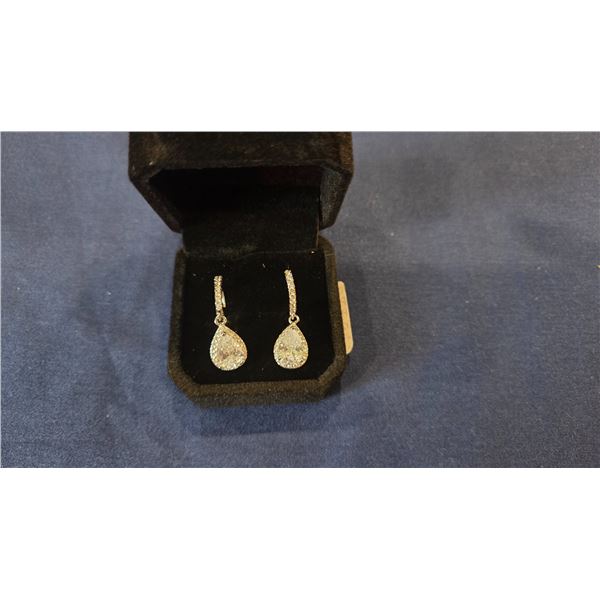 2.0ct each dangle earrings