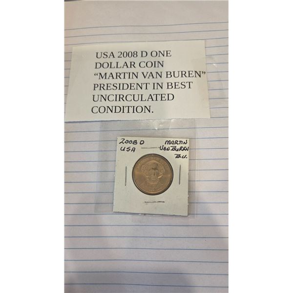 2008 USA one dollar coin