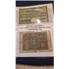 Image 1 : 1920 100 & 1923 10000 German marknotes