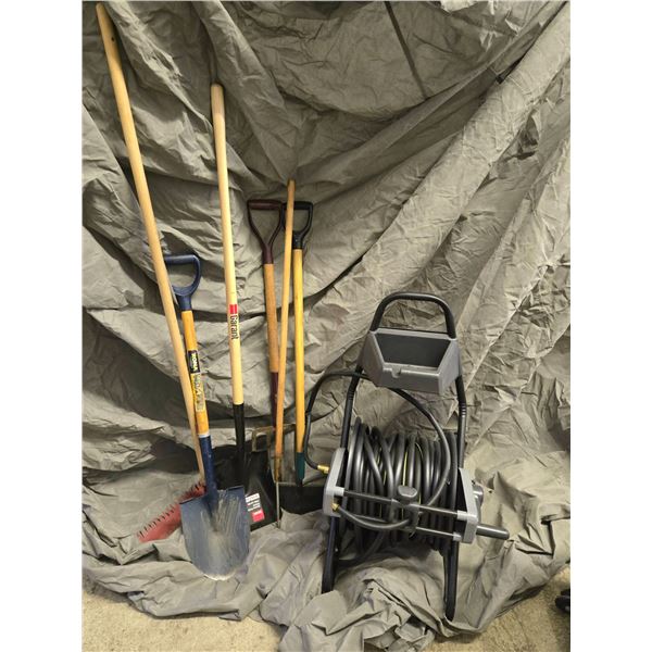 Garden Tools and Suncast Hose Reel Cart