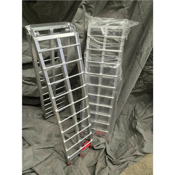 Aluminium Folding Ramps with Red Safety Ends