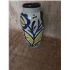 Image 6 : Hand Painted Asian Planter, Tri-Leg Table, and Ceramic Vase Lot