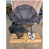 Image 1 : MAC Folding Chair, Flowtron Lantern, Golf Shoes, and Croquet Set