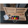 Image 5 : MAC Folding Chair, Flowtron Lantern, Golf Shoes, and Croquet Set