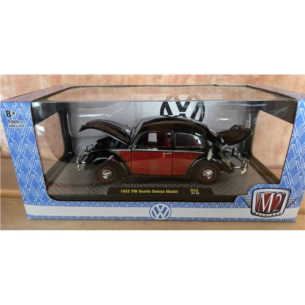 M2 1952 VW Beetle Deluxe Model Diecast Car in Box