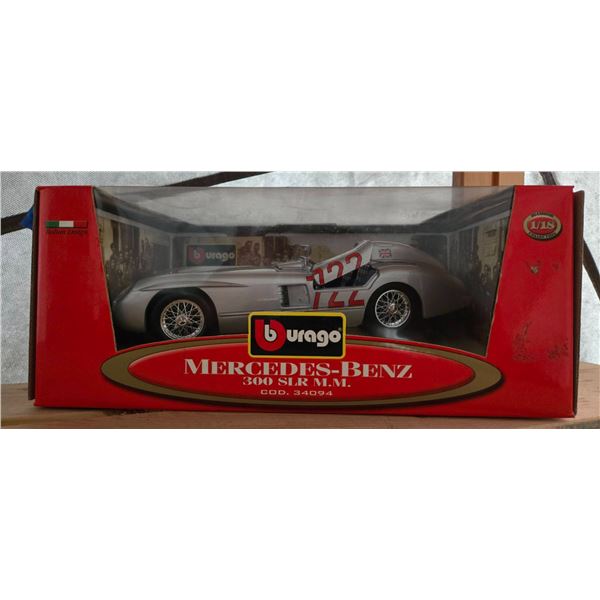 Bburago 1:18 Mercedes-Benz 300 SLR M.M. Diecast Model Car