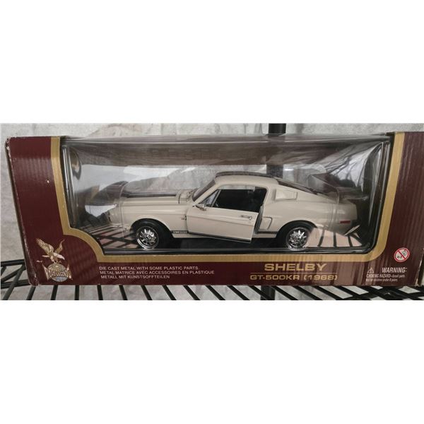 Shelby GT-500KR (1968) Die Cast Model Car in Box