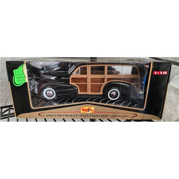 Maisto 1:18 1948 Chevrolet Fleetmaster (Woody) Diecast Model Car