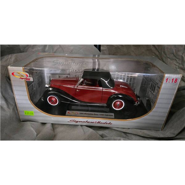 Signature Models 1:18 1950 Mercedes-Benz 170S Cabriolet Diecast Car