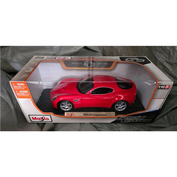 Maisto Alfa 8C Competizione Special Edition 1:18 Scale Die-Cast Model Car