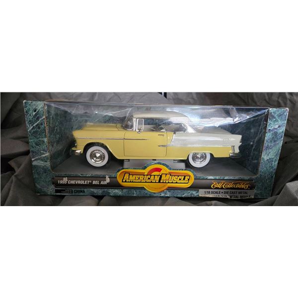 American Muscle 1955 Chevrolet Bel Air 1:18 Die-Cast Model