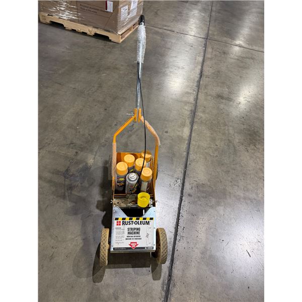 Rust-oleum striping machine